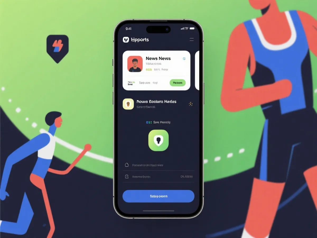 体育平台官方入口与移动APP界面示意图